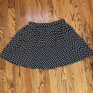 NWT Re-imagined by Jcrew polka-dot mini skirt
